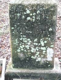 William Gary Sarvis Headstone in Royals Cemetery SC
