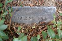 Catherine Todd -- Grave Marker in Holly Hill Cemetery in Loris, Horry County, South Carolina