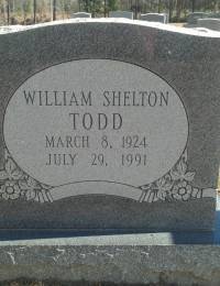 William Shelton Todd headstone