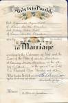 Marriage Certificate of R.B. and Reba Todd