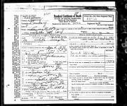 Cox, Julius Jefferson Death Certificate
