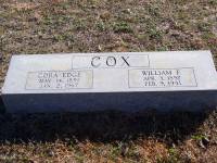 Cox, WM Franklin &amp; Cora Belle Edge (CBC)