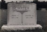 Grave of Gardner &amp; Jennie Carter