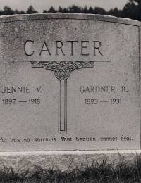 Grave of Gardner &amp; Jennie Carter