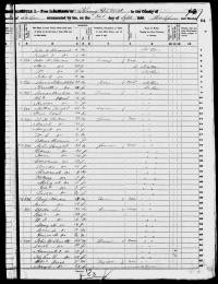 1850 US Census Wade H Parker