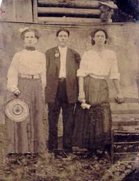 Joe Luther, Bertha Helen Todd Gore and unknown