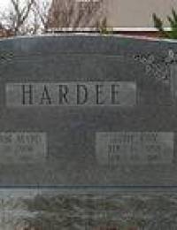 Hardee/Cox Headstone