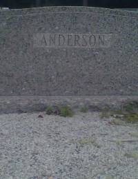 Anderson, Maude Jane Chestnut Gravestone