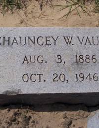 Chauncey Willard Vaught 1886 - 1946 Buck Creek Cem