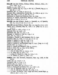 MA, Wenham, Vital Records of Wenham Massachusetts pg 206