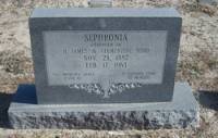 Sephronia C Todd tombstone