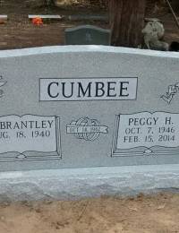 Peggy Cumbee headstone