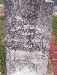 Richard Burr Bellamy 1841 - 1901 Buck Creek Cemetery