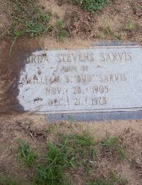 Vurda Stevens Sarvis Headstone, Conway, SC