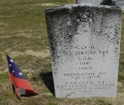 George W DuRant (1817-1865) buried: Antioch Cemetery Loris Horry County South Carolina