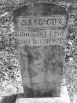Isaac Cox Headstone