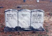 John Samuel and Mary Jane Gore and Mary Jane Barker Cox