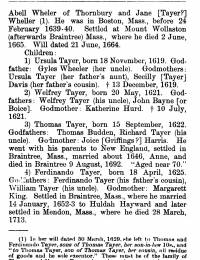 Pg. 21 Thayer Family of Thornbury