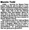 Mannie Bryant Obit.