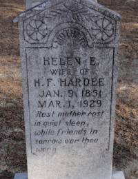 Hardee, Helen E - marker