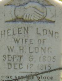 Helen Long 1835 - 1915 Bellamy Cemetery