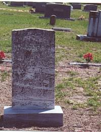 Prudence Bellamy headstone