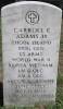 Brigadier General Carroll E Adams Jr headstone