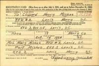Page 1 - Selective Service Registration Cards, World War II: Multiple Registrations