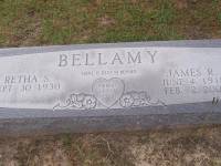 Retha Mae Stroud &amp; Husband James Roland Bellamy Headstone