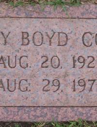 Mary E. Prince Boyd Coats headstone