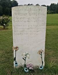 william gore born 1783 death 1853. grave