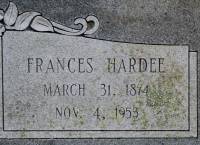 Frances M Hardee