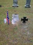 Lorenzo Dow Bellamy Headstone &amp; Southern Cross of Honor 2015 Photo courtesy John Fisher (Installed by Sons of Confederate Vetera