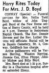 Obituary for Ellen Vernell Todd Boyd