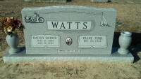 Danny Quince Watts headstone