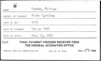 Index to Selected Final Payment Vouchers, 1818-1864 Page 1 - Index to Selected Final Payment Vouchers, 1818-1864