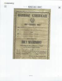 marriage certificate