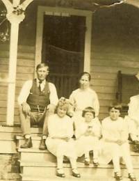 George and Helen Cox with family