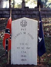 James Melvin Todd CSA (Headstone)