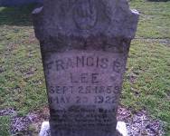 Lee, Francis E - marker