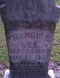 Lee, Francis E - marker