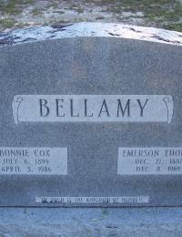 Bellamy Headstone