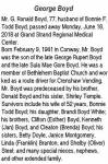 George Ronald Boyd Obit.