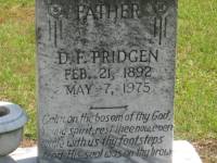 David French Pridgen headstone