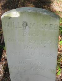grave of William Gore