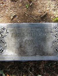 Cox, Julius Jefferson marker