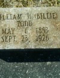 William Henry Todd marker