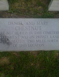 Chestnut, Daniel &amp; Mary - marker