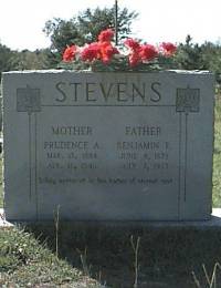 Stevens, Prudence A and Benjamin F marker