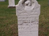 Ira Tillman Bellamy 1872 - 1915 Bellamy Cemetery